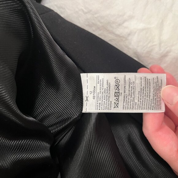 Banana Republic Black Bubble Sleeve Zippered Jacket Size 12 - Picture 4 of 4